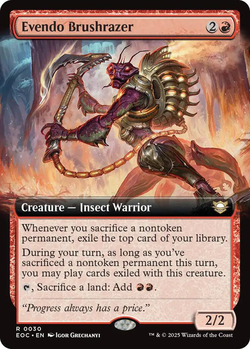 Evendo Brushrazer (Extended Art) [EOC - 30]