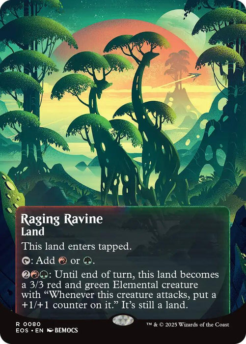 Raging Ravine (0080) (Borderless) [EOS - 80]