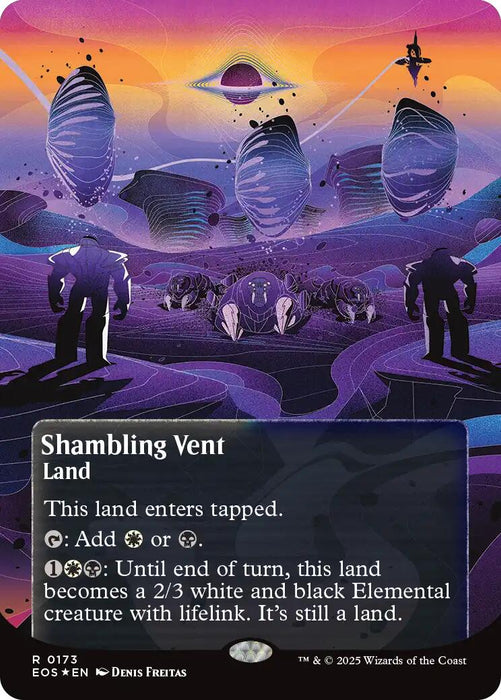 Shambling Vent (0173) (Borderless) (Galaxy Foil) [EOS - 173]