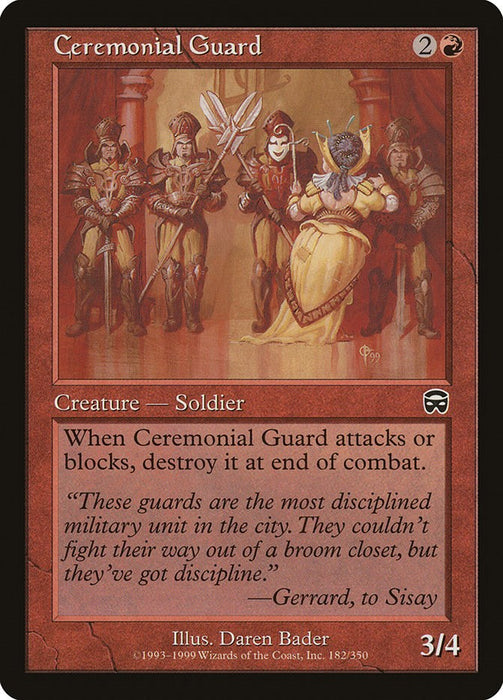 Ceremonial Guard [MMQ - 182]