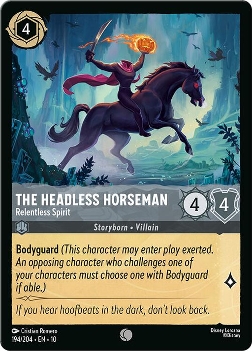 The Headless Horseman - Relentless Spirit