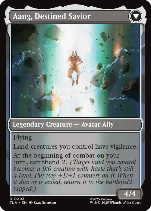 Aang, at the Crossroads (Back)
