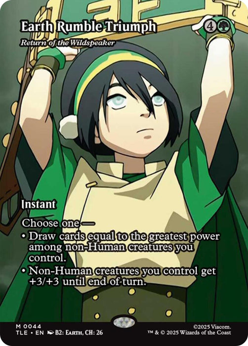 Earth Rumble Triumph - Return of the Wildspeaker (Borderless)