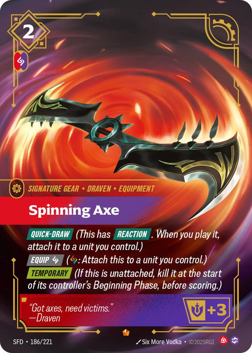 Spinning Axe