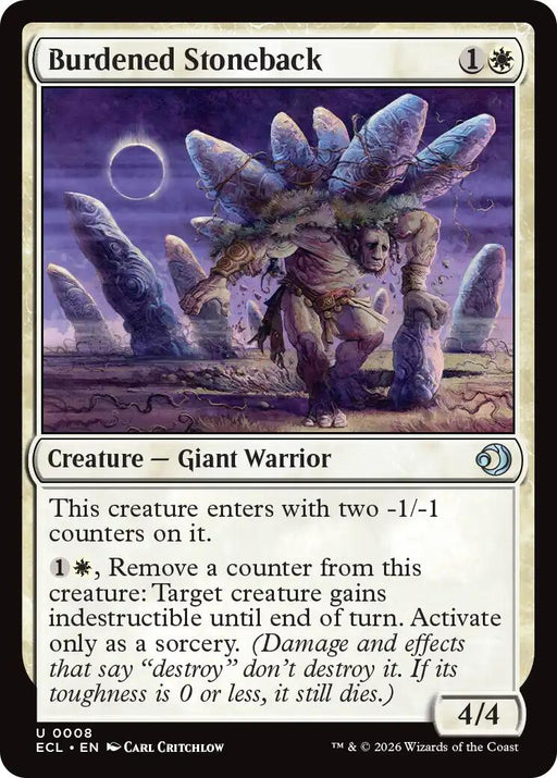 Burdened Stoneback