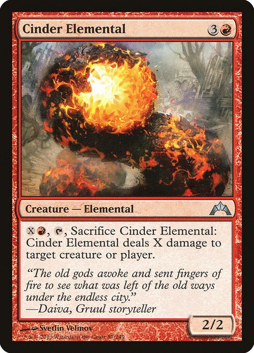 Cinder Elemental [GTC - 87]