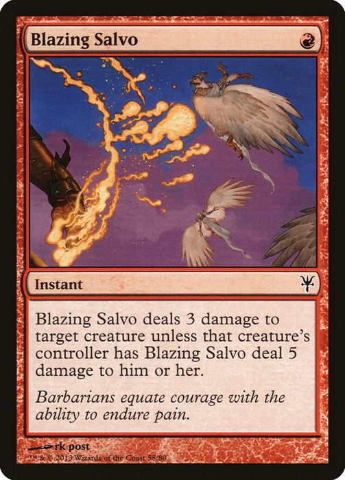 Blazing Salvo [DDK - 58]