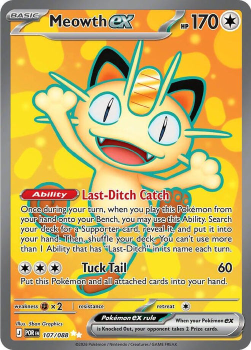 Meowth ex - 107/088
