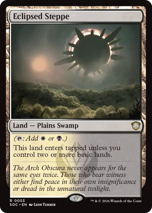 Eclipsed Steppe
