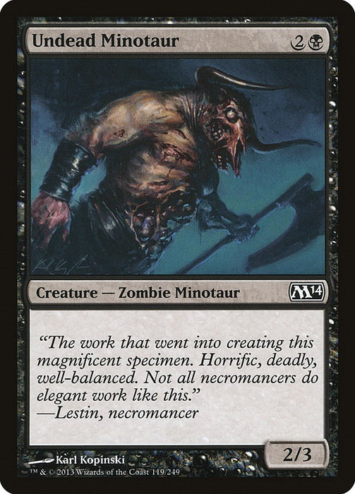 Undead Minotaur [M14 - 119]