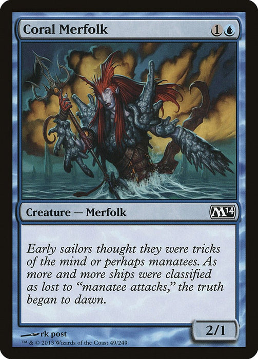 Coral Merfolk [M14 - 49]