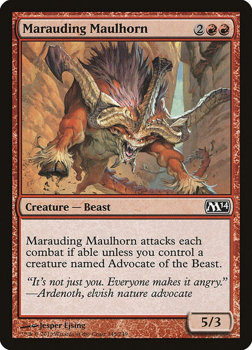 Marauding Maulhorn [M14 - 145]