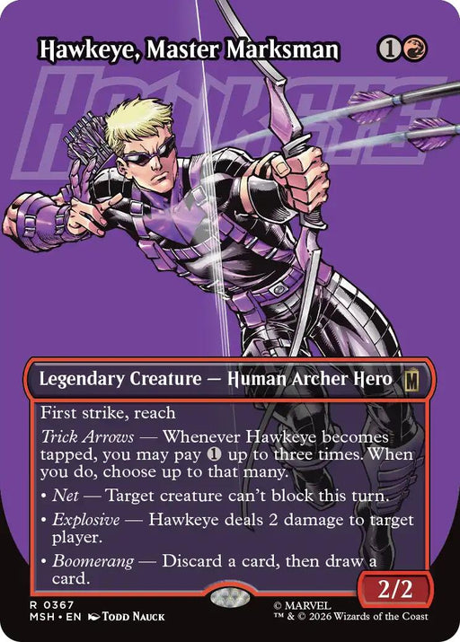 Hawkeye, Master Marksman (Borderless)