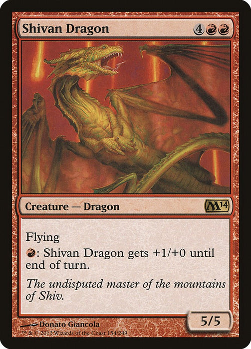 Shivan Dragon [M14 - 154]