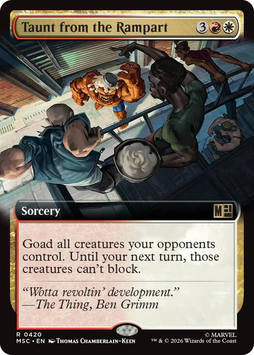 Taunt from the Rampart (Extended Art)