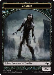Zombie (007) // Serra the Benevolent Emblem (020) Double-Sided Token [Modern Horizons Tokens] | Yard's Games Ltd
