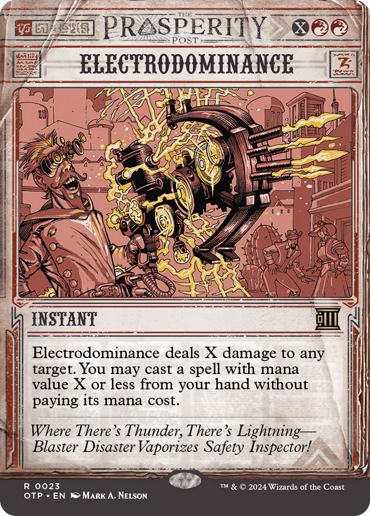 Electrodominance [Outlaws of Thunder Junction: Breaking News] | Yard's Games Ltd