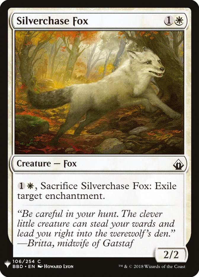 Silverchase Fox [Mystery Booster] | Yard's Games Ltd