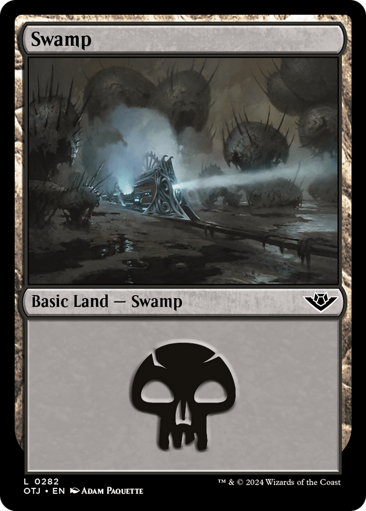Swamp (0282) [Outlaws of Thunder Junction] | Yard's Games Ltd