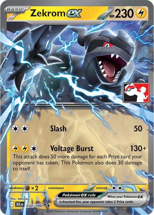 Zekrom ex - 034/086 (Right Stamp)