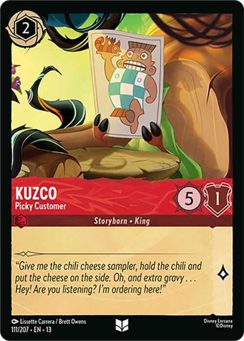 Kuzco - Picky Customer