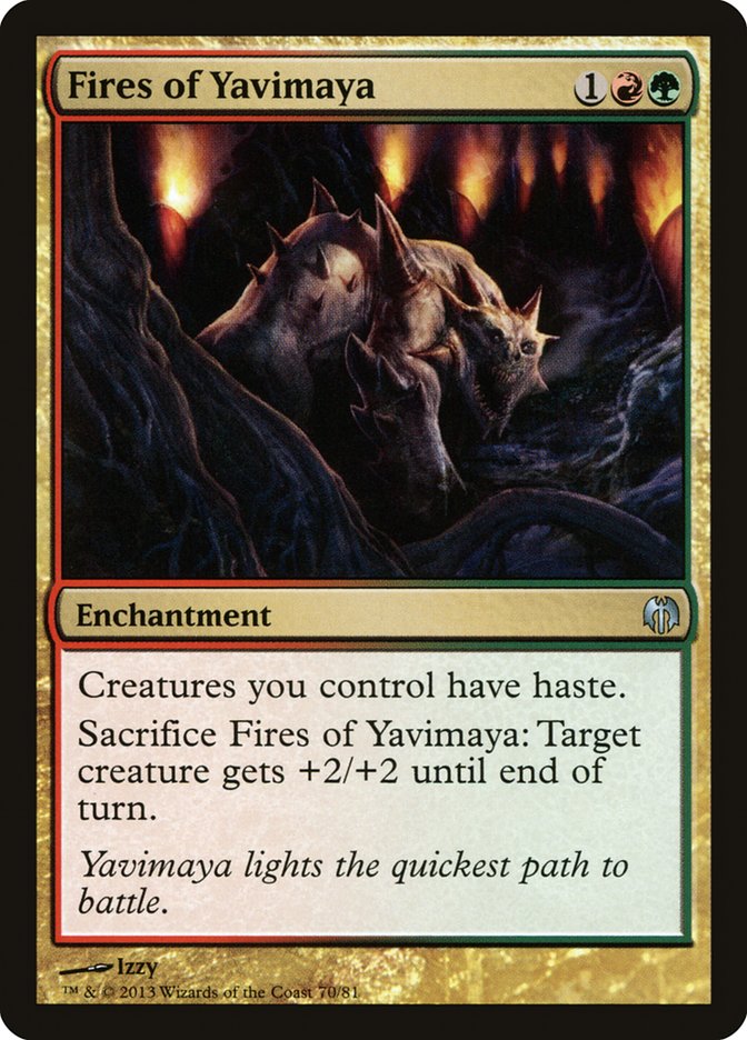 Fires of Yavimaya [Duel Decks: Heroes vs. Monsters] | Yard's Games Ltd