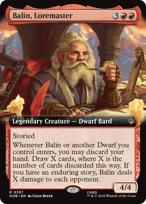 Balin, Loremaster (Extended Art)