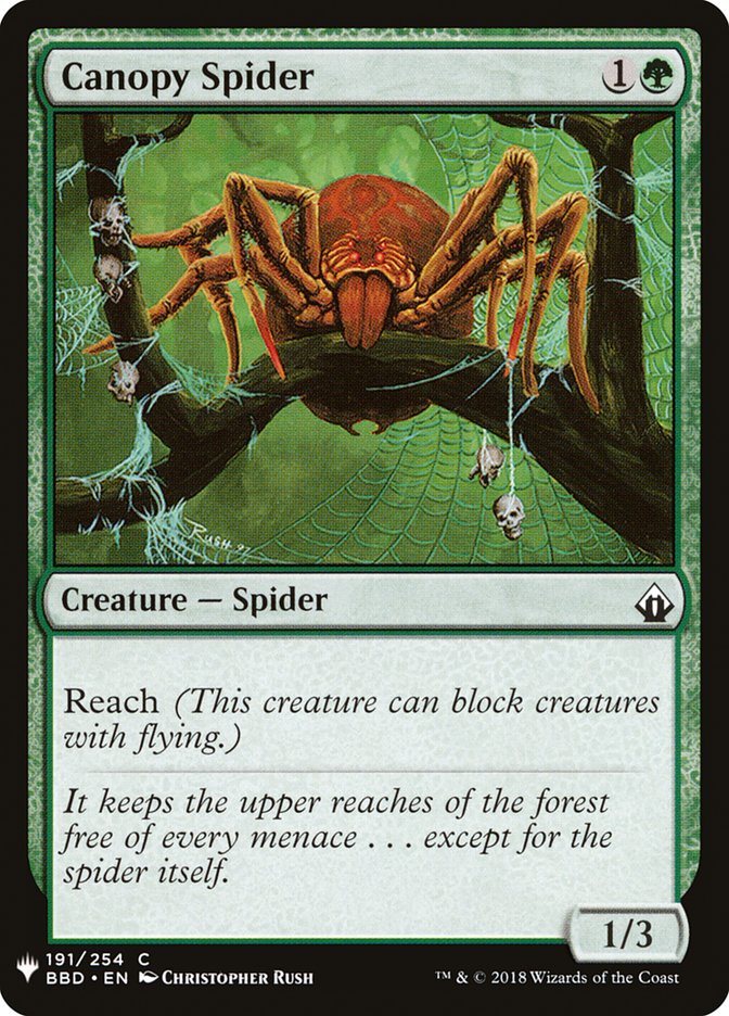 Canopy Spider [Mystery Booster] | Yard's Games Ltd