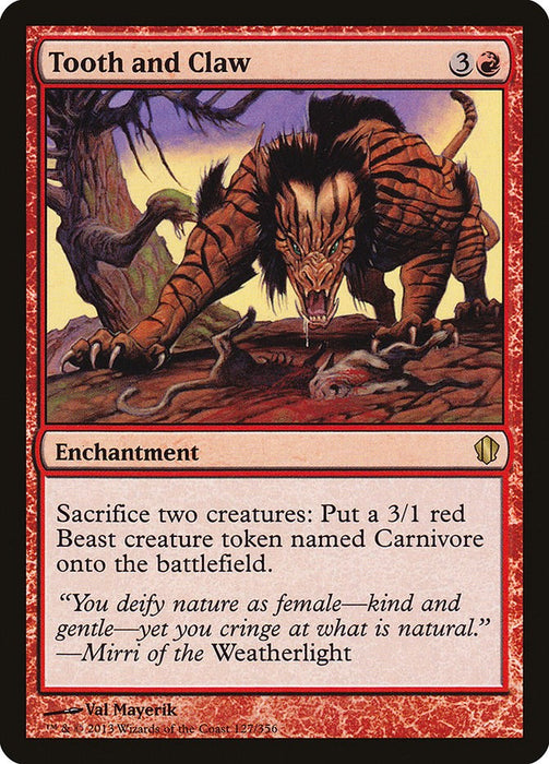 Tooth and Claw [C13 - 127]