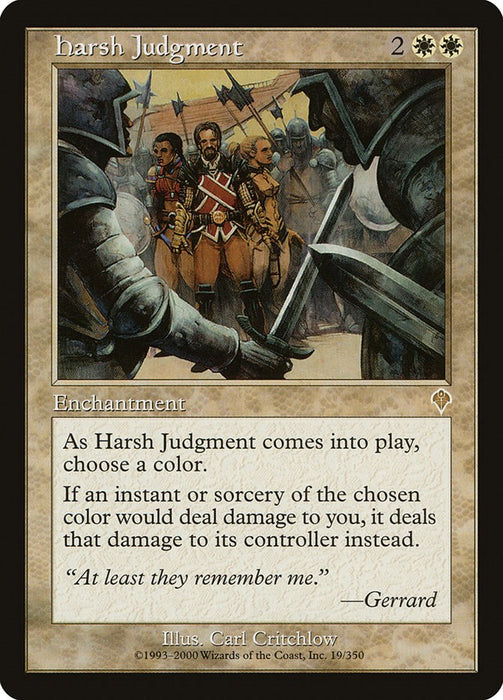 Harsh Judgment [INV - 19]