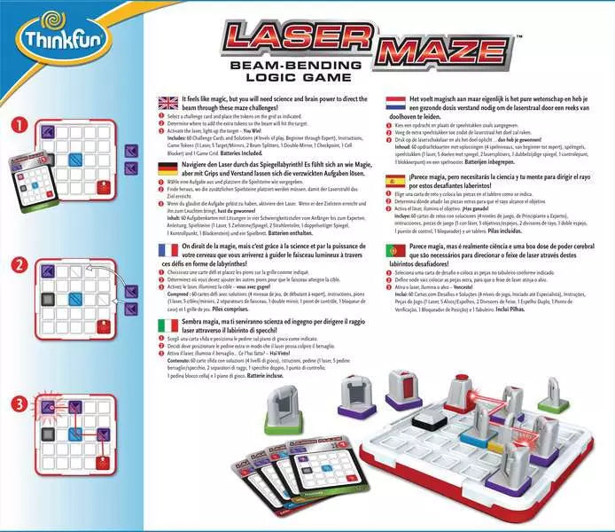 Laser Maze - Beam-Bending Logic Game - ThinkFun [New]