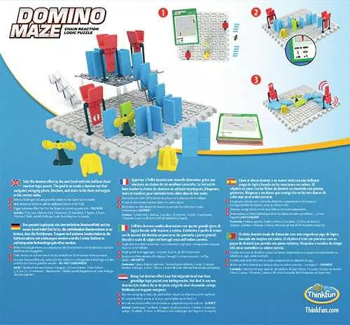 Domino Maze - Chain Reaction Logic Puzzle - ThinkFun [New]