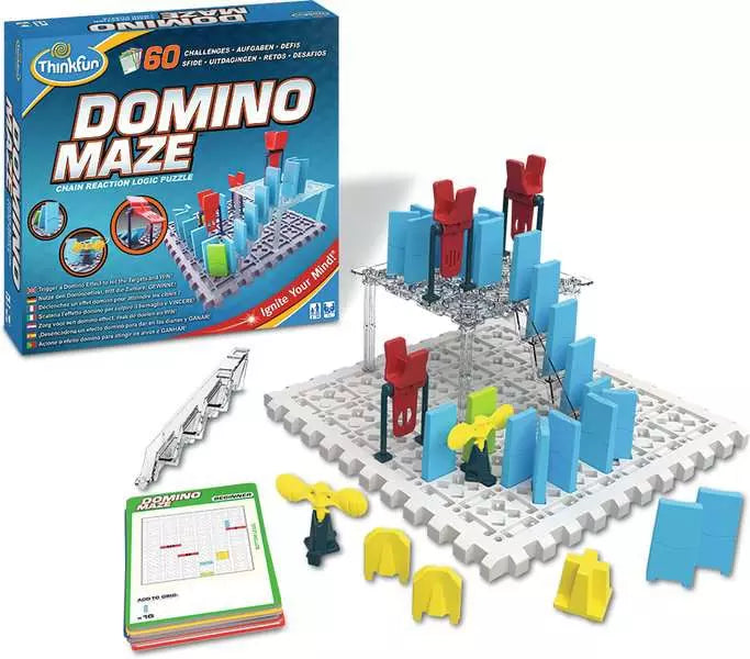 Domino Maze - Chain Reaction Logic Puzzle - ThinkFun [New]