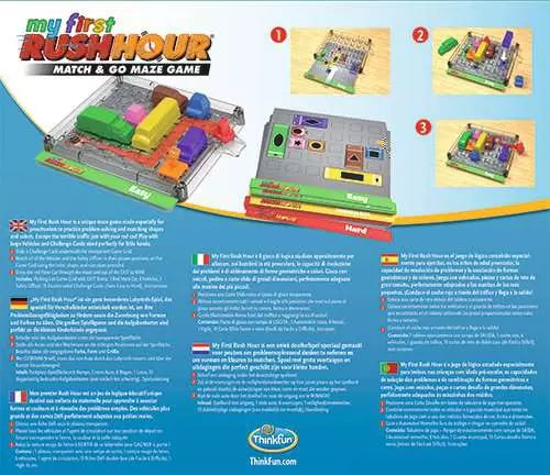 My First Rush Hour Match and Go Maze Game - ThinkFun [New]