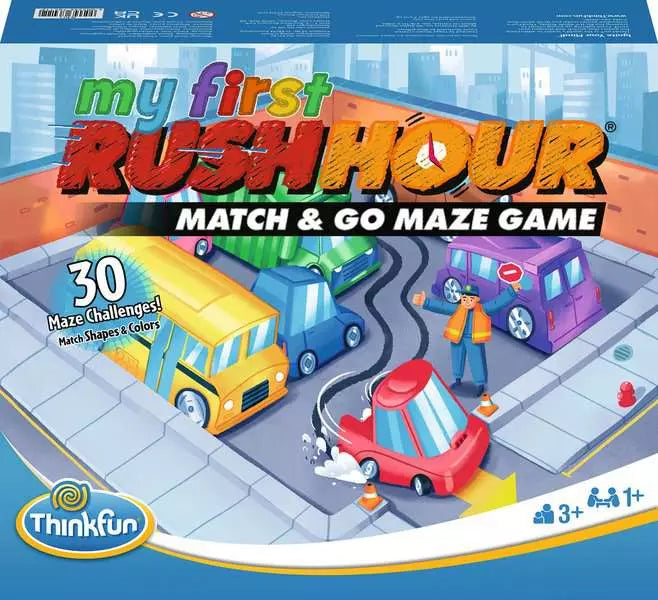 My First Rush Hour Match and Go Maze Game - ThinkFun [New]