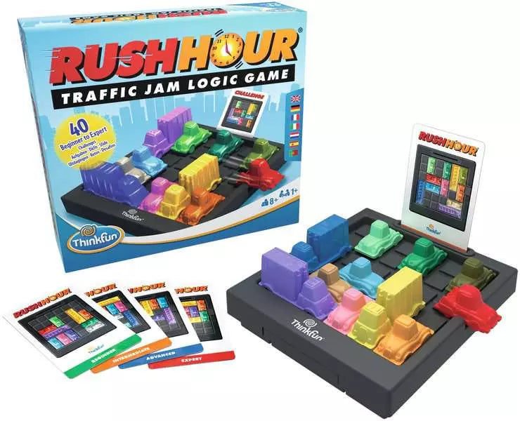 Rush Hour Traffic Jam Logic Game - ThinkFun [New]