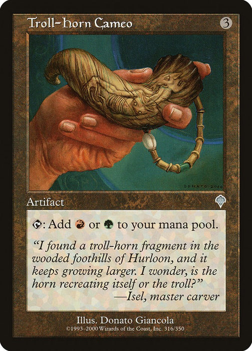 Troll-Horn Cameo [INV - 316]