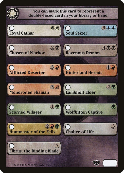 Checklist Card - Dark Ascension [DKA - N/A]