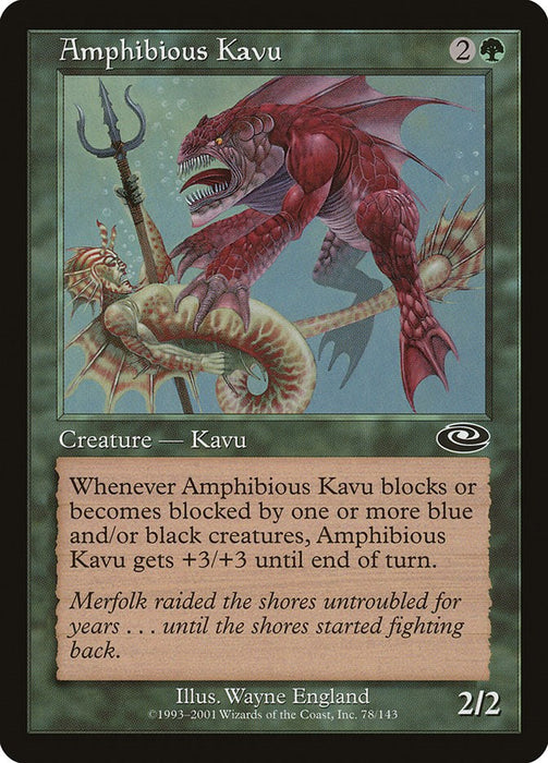 Amphibious Kavu [PLS - 78]