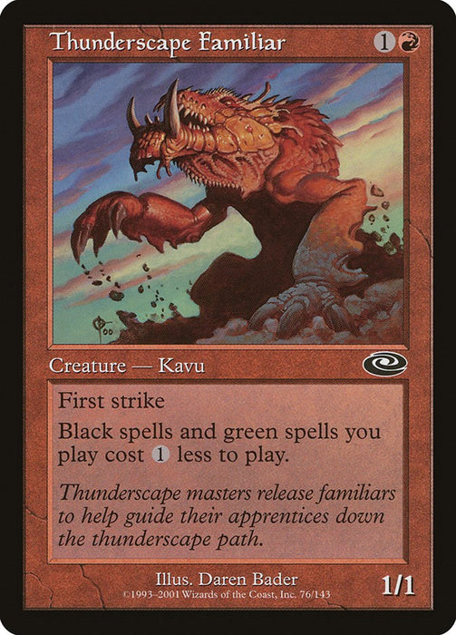 Thunderscape Familiar [PLS - 76]