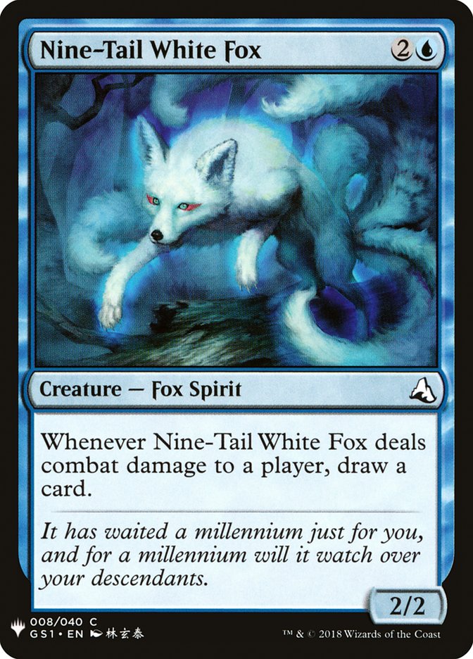 Nine-Tail White Fox [Mystery Booster] | Yard's Games Ltd