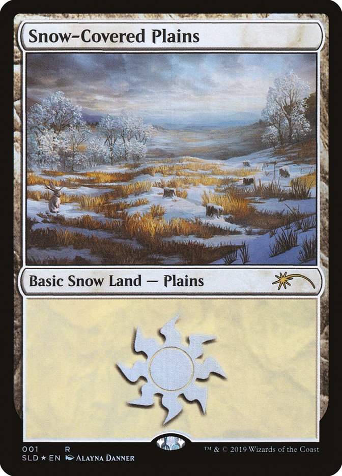 Snow-Covered Plains (001) [Secret Lair Drop Series] | Yard's Games Ltd