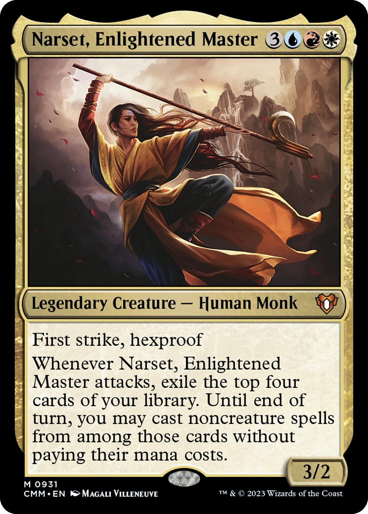 Narset, Enlightened Master [Commander Masters] | Yard's Games Ltd