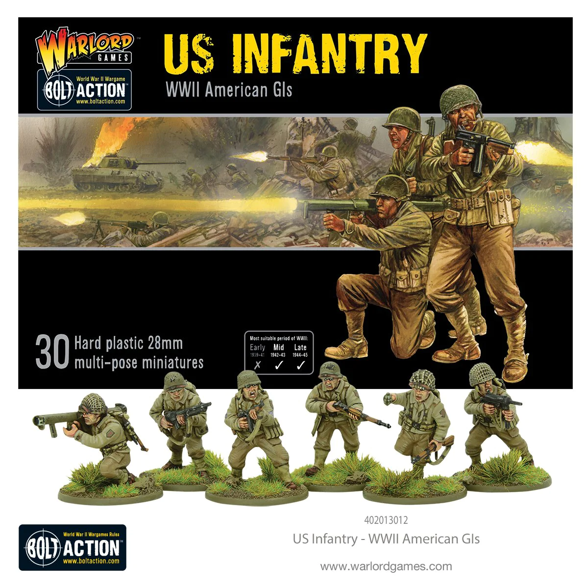Bolt Action: US Infantry [New] | Yard's Games Ltd