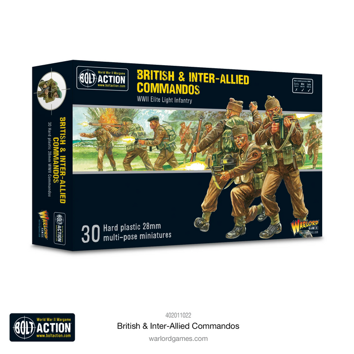 Bolt Action: British & Inter-Allied Commandos [New]