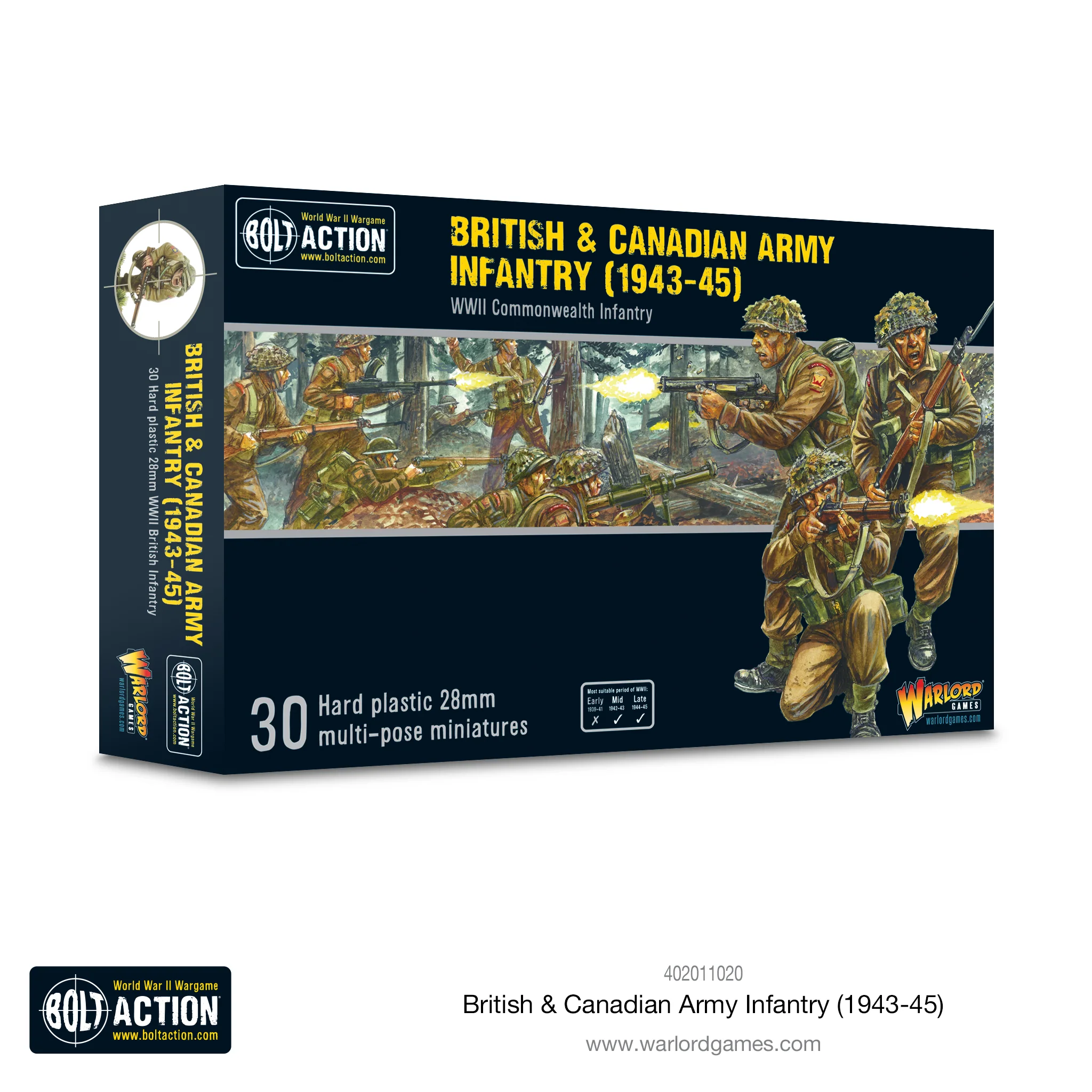 Bolt Action: British & Canadian Army Infantry (1943-45) [New] | Yard's Games Ltd
