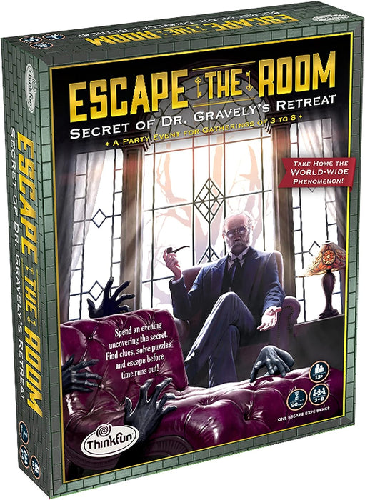 Escape The Room - Secret of Dr Gravely's Retreat Game - ThinkFun [New]