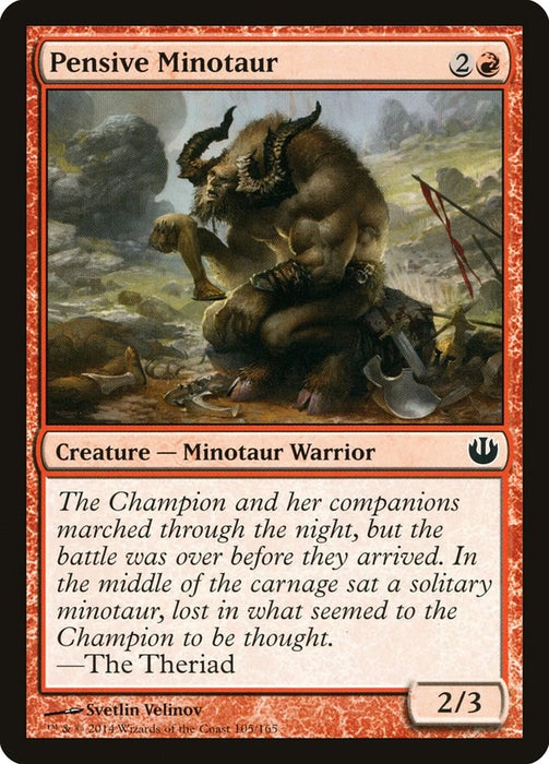 Pensive Minotaur [JOU - 105]