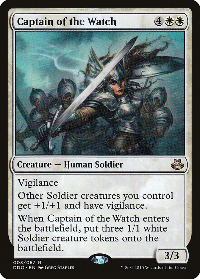 Captain of the Watch [Duel Decks: Elspeth vs. Kiora] | Yard's Games Ltd