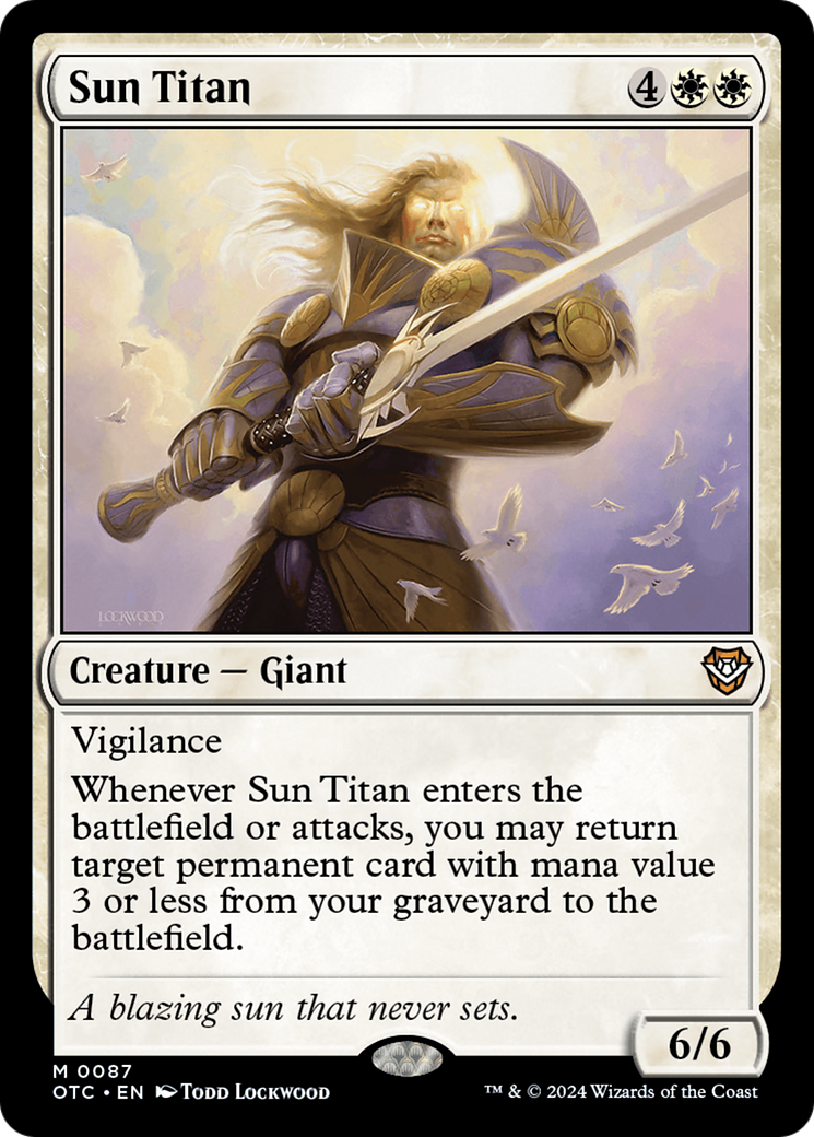 Sun Titan [Outlaws of Thunder Junction Commander] | Yard's Games Ltd
